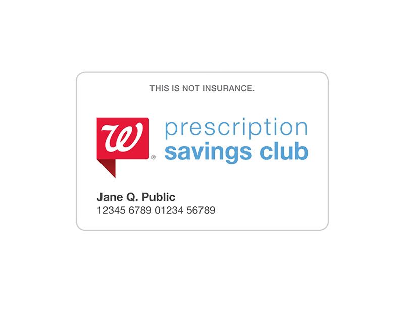 Walgreens Prescription Savings Club