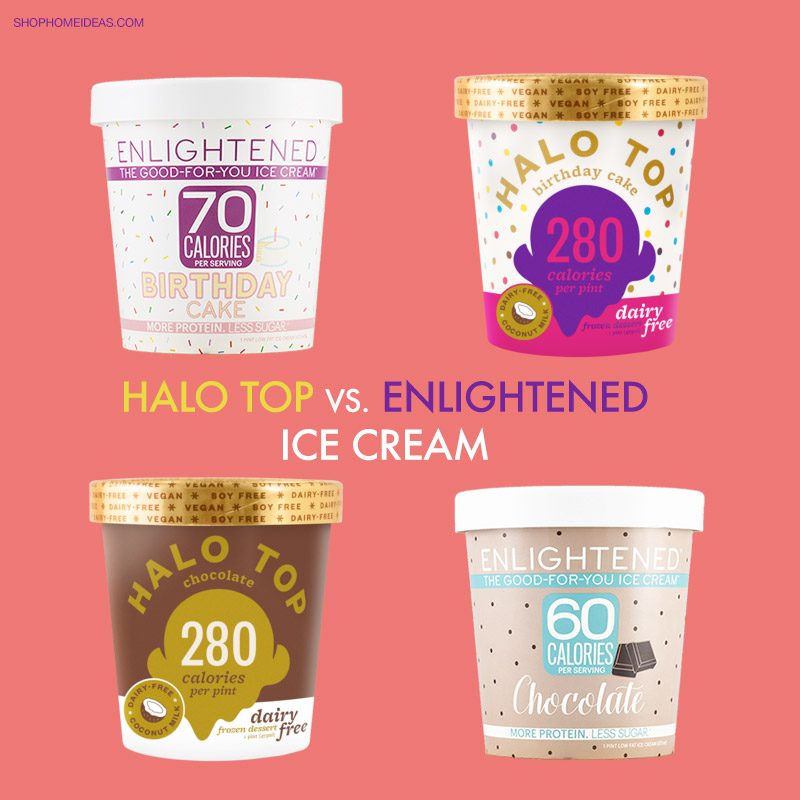 Halo Top vs. Enlightened Ice Cream