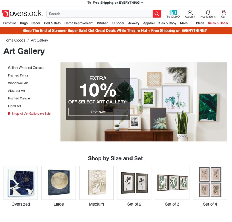 Overstock Artwork