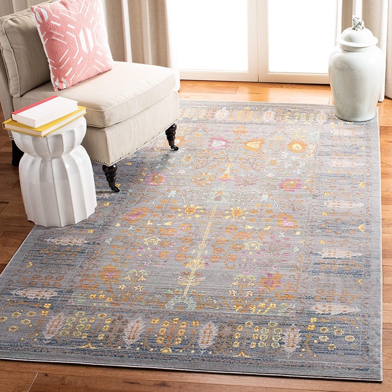 Safavieh Valencia Collection VAL108C Grey Vintage Distressed Area Rug $154.24