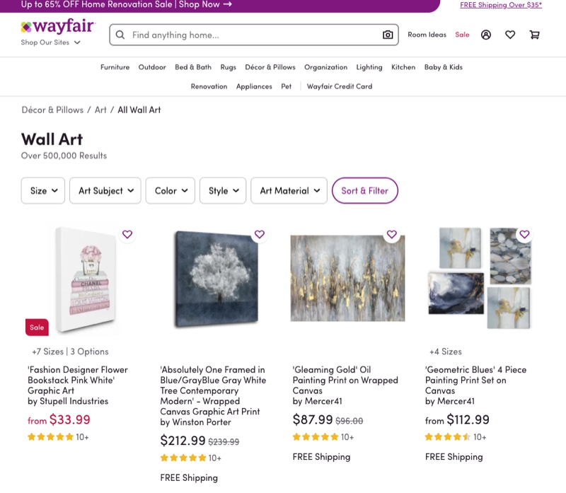 Wayfair Wall Art