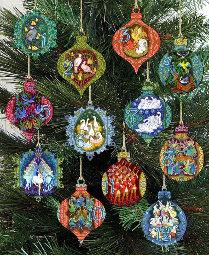 Nature's Nectar 3-Pack Christmas Ornaments Joy Cheers Peace Bulb Balls Pack of 3 Christmas Ornament Tree Decoration Traditional Decorative Hanging Ornaments for Home & Xmas 3-Inch Bulbs Holiday