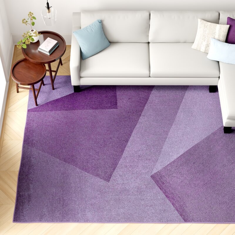 Foundstone Alysha Abstract Purple Area Rug $239.99